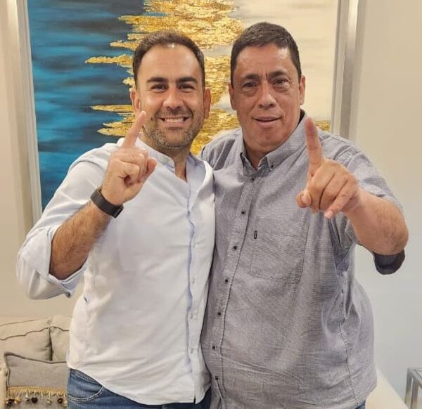 Salomón se reúne con Martínez y afirma que están más fuertes y firmes que nunca para seguir trabajando - San Lorenzo Hoy