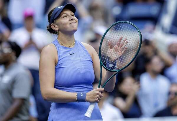 Anisimova se cobra la revancha de Wimbledon y tumba a Swiatek en cuartos de Nueva York - Polideportivo - ABC Color