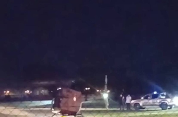 Accidente grave del hijo del vicepresidente Pedro Alliana en circuito de motocross
