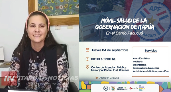 MÓVIL SALUD LLEGA AL BARRIO PACU CUA CON ATENCIÓN MÉDICA GRATUITA