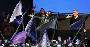 La Nación / Milei cerró campaña provincial con incidentes de la oposición argentina