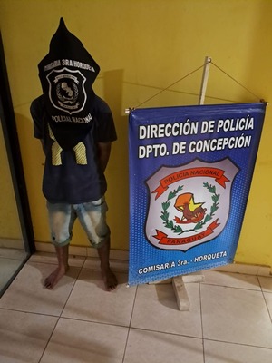 Aprehenden a joven por violencia familiar en Horqueta - Concepción al Día