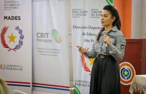 Ministerios socializan Plan Climático del Paraguay en comunidades educativas del Alto Paraná