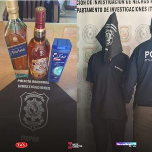 HOMBRE CON ANTECEDENTES ROBA EN SUPERMERCADO Y ES DETENIDO EN ENCARNACIÓN - «TVS DIGITAL»
