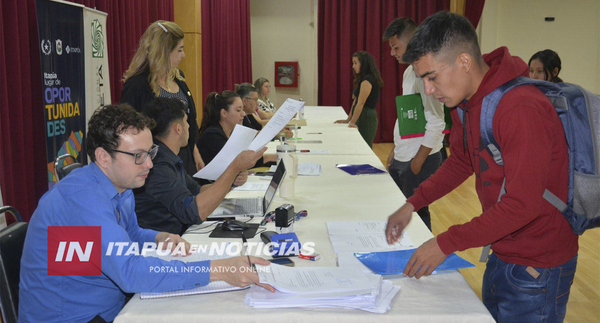 BECARIOS DE ITAPÚA DEBEN PRESENTAR DOCUMENTOS PARA SEGUNDO DESEMBOLSO