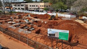 Construcción de Centro Nefrourológico presenta avance de 35 % - San Lorenzo Hoy