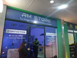 Hurtan celulares de una tienda de electrónica en Encarnación