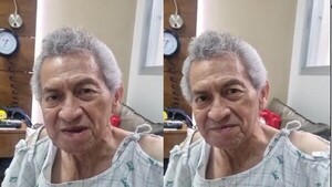 Desde el hospital el profe Ramón Silva pidió apoyo
