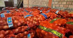La Nación / DNIT incauta 41 toneladas de tomates y cebollas durante operativo realizado en Ñemby