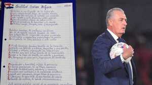 Profesora escribió un poema para Alfaro tras la clasificación al Mundial