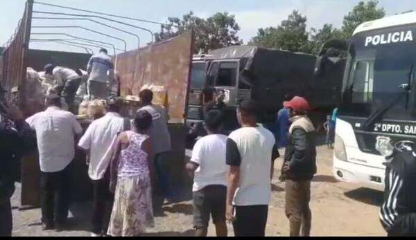 San Estanislao: indígenas reciben promesas de asistencia y levantan la movilización - Nacionales - ABC Color