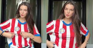 La Nación / ¡Nadia Ferreira mostró su preparación para alentar a la albirroja!