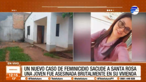 Un nuevo caso de feminicidio sacude a Santa Rosa del Aguaray