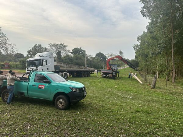Inician construcción de nuevo alimentador de la ANDE en Paraguarí