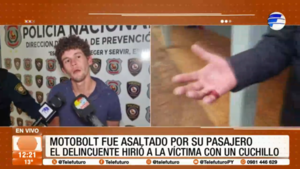 Conductor de plataforma fue atacado por un presunto delincuente en Minga Guazú