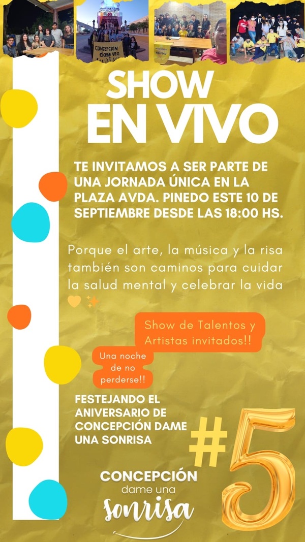 Concepción dame una sonrisa realizará show de talentos - Concepción al Día