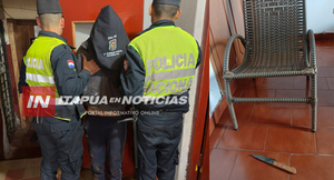 INGRESÓ A UNA VIVIENDA PARA HURTAR UN SILLÓN Y LO ATRAPÓ LA POLICÍA