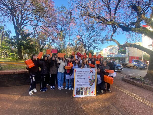 Mymba Uni impulsa colecta solidaria en Encarnación para animales en situación de calle