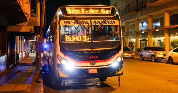 La Nación / Búho 3 ya conecta Asunción con la ciudad de Ñemby