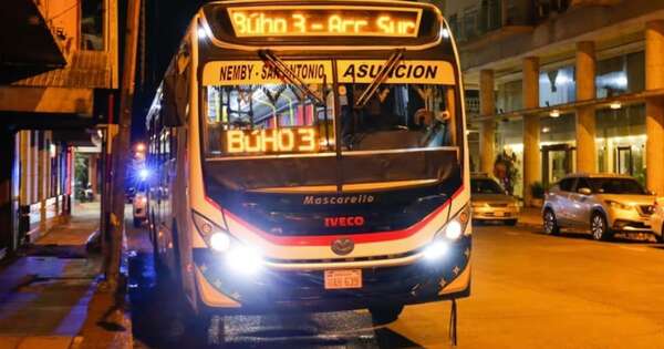 La Nación / Línea Búho 3 ya une Asunción con Ñemby