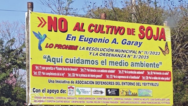 Vetaron a sojeros en una comuna guaireña