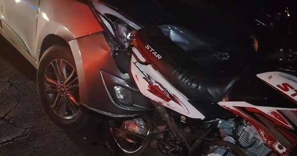 La Nación / Conductor ebrio chocó y mató a motociclista sobre la ruta Carapeguá-Nueva Italia