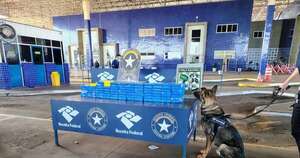 La Nación / En aduana de Foz incautan 85 kilos de cocaína en vehículo con placa paraguaya