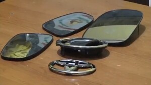 Detienen a joven por presunto robo de espejos e insignias de vehículos