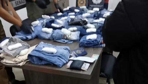 Incautan más de tres kilos de cocaína en el Aeropuerto Silvio Pettirossi