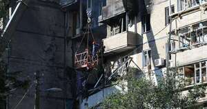 La Nación / Rusia bombardeó la sede del Gobierno ucraniano