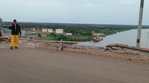 Camionero cayó río Paraguay desde el puente Nanawa en Concepción | Unicanal
