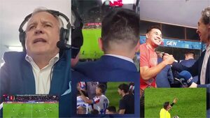 Popular / (VIDEO) ¡Mirá cómo se vivió en cabina! Salvador Hícar lloró e hizo llorar al rollo con su relato de la clasificación al Mundial