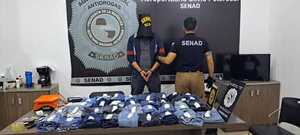 Senad incautó cocaína en jeans durante controles en Silvio Pettirossi