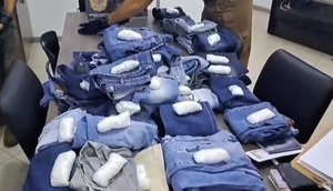 Cae carga de cocaína en aeropuerto de Luque