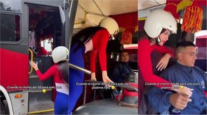 Popular / (VIDEO) ¡Jahapy chofer! Colectivero paró para sacarse una selfie con Laurys