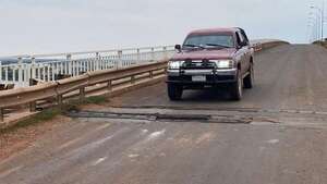 Concepción: puente Nanawa presenta peligrosos deterioros - Nacionales - ABC Color