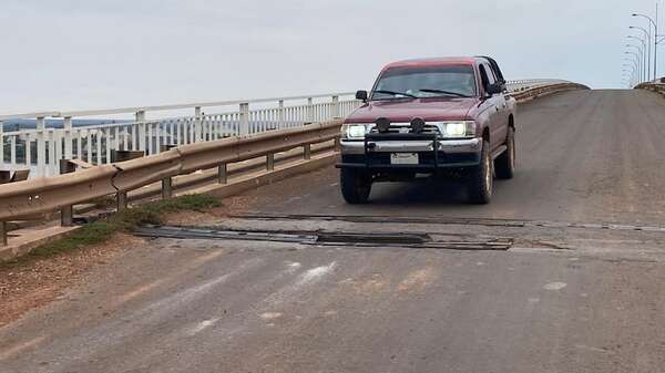 Concepción: puente Nanawa presenta peligrosos deterioros - Nacionales - ABC Color