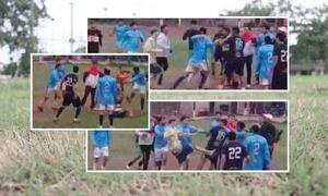 Fútbol entre vecinos termina a los golpes en Ñemby – Prensa 5