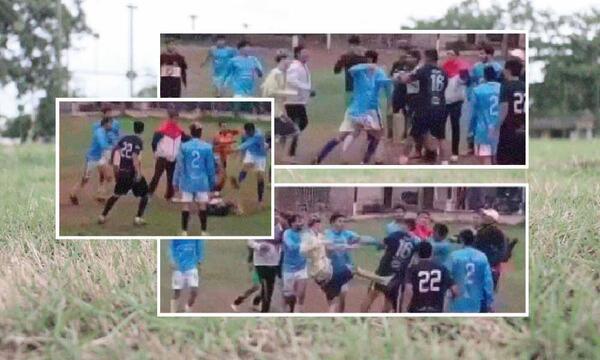Fútbol entre vecinos termina a los golpes en Ñemby – Prensa 5