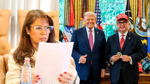 Celeste Amarilla trata de bochornosa la foto de Leite con Trump: "Se fue a payasear"