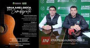 LANZAN CONCURSO MUSICAL “UNA MELODÍA PARA CAMBYRETÁ” 