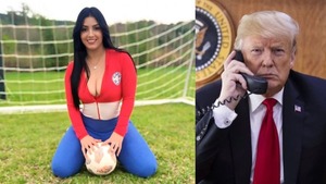 Modelo Paola Chaparro le pide a Trump que la deje entrar a EE.UU para alentar a la Albirró - Teleshow