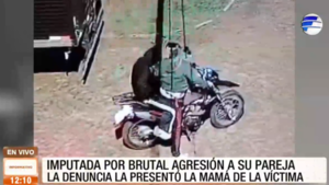Mujer imputada por brutal agresión a su pareja en Luque