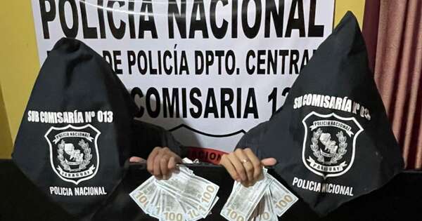Diario HOY | Detienen a dos jóvenes en Capiatá con dólares falsos y objetos de dudosa procedencia