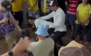 ¡Se fueron todito con su baile hot frente a mita'ikuéra en la Expo Norte ha oiko la indignación!