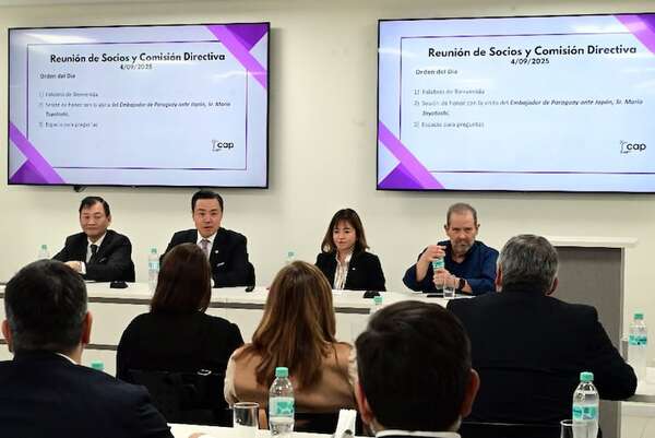 CAP recibió al embajador de Paraguay en Japón - Empresariales - ABC Color