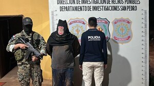 Policía captura al principal sospechoso del feminicidio en Santa Rosa del Aguaray