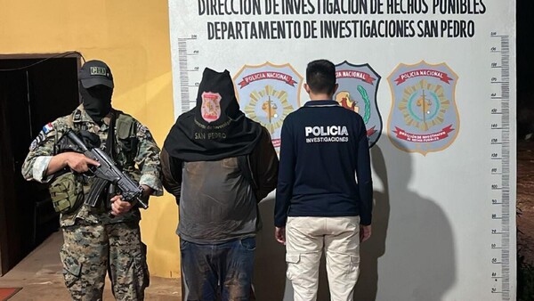 Policía captura al principal sospechoso del feminicidio en Santa Rosa del Aguaray