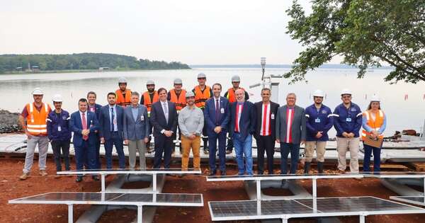 La Nación / Planta Solar Flotante: ensamblaje de paneles se prevé la próxima semana