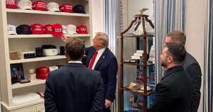 Diario HOY | La historia detrás del quepis de Trump, entregado a cada embajador que lo visitó
